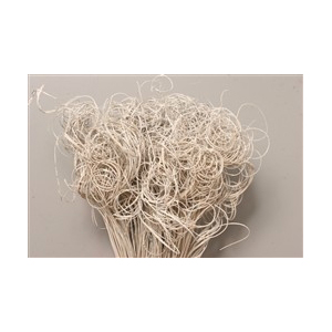 Pick Curly Ting White Glitter