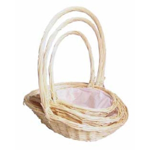 Basket - Peeled Country Oval (set3)