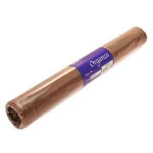 Brown Organza Roll 40cm x 9mt