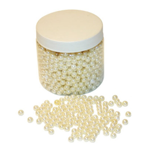 8mm 284g White Pearls in Jar