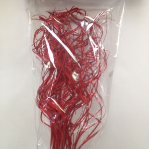 Pick Curly Ting Ting Red Glitter