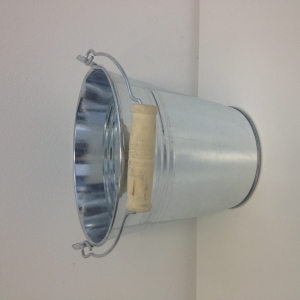 Bucket Zinc Riga Silver 5.5x5.4