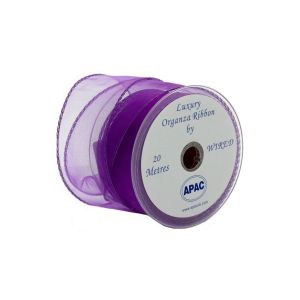 Organza Wired Purple 50mm