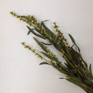 Artificial Yellow Berry & fern Spray