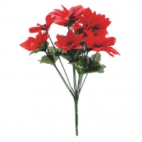 Artificial poinsettia 12head