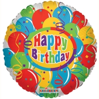 Balloon - Happy Birthday 18″ - Foil