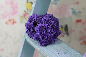 Mini Rose Bunch Capacino  12pc