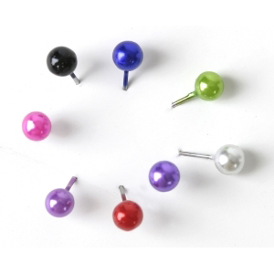 Pearl Pins Gold 6mm