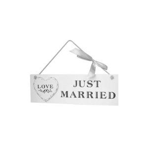 Just Married Hanging Sign