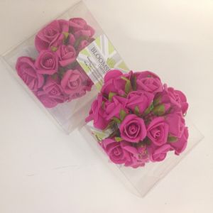 Artificial - Rose Pink Posy (Small)