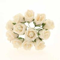 Artificial Montana Foam Rose x12 Cream