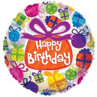 Balloon - Happy Birthday 18″ Presents