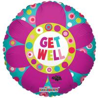 Balloon - Get Well Soon 18″ Flower