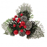 Pick Xmas Cones/Berries Red