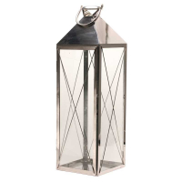 Lantern Silver  (24.5x24.5x74.5)