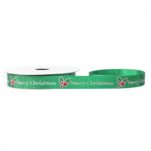 Ribbon Green w Holly\Merry Christmas