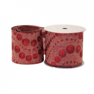 Ribbon Red w Red Velvet\Glitter Stripes