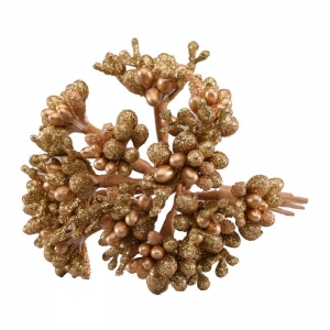 Pick Gold Glitter Berry Bunch