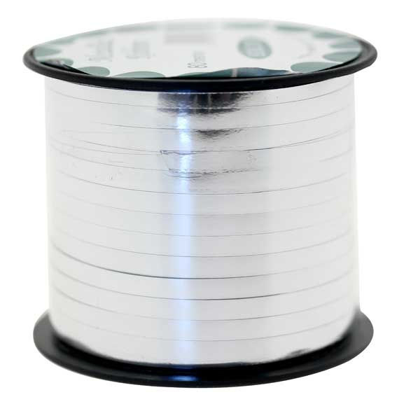 Ribbon - Curling - Silver Metallic