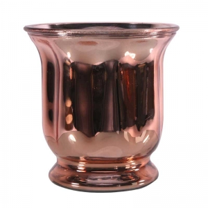 Glassware - Hurricane Vase Gold